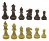 Шахматы и шашки магнитные ЛЮКС (под дерево) со складной доской 31 см (4856-С)